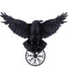 Restyle HELM OF AWE RAVEN Hair Barrette ,Black