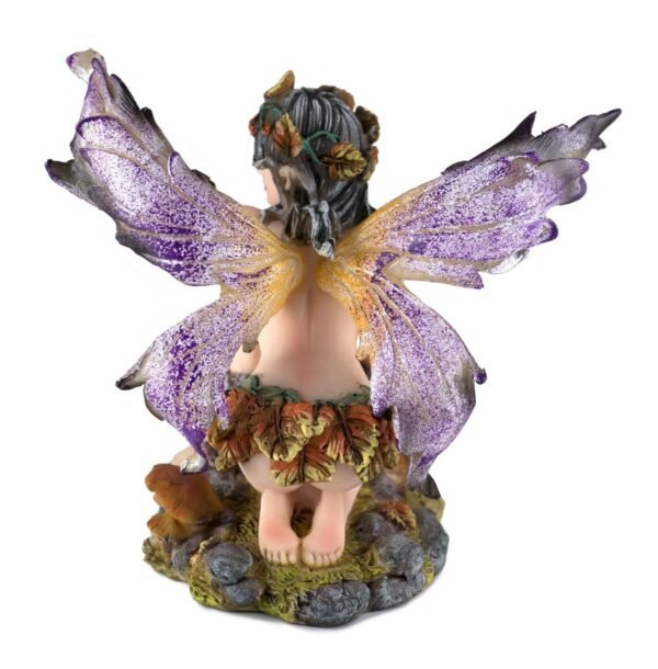 Fairy Collection~Leaf Fairy With Crystal Ball Figurine 4.25" High Resin New In Box