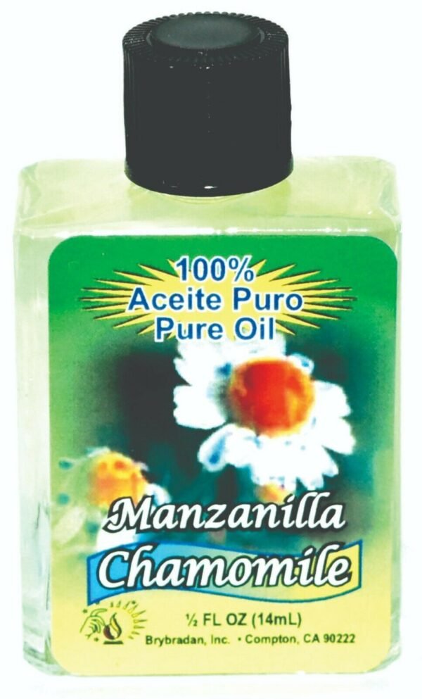 【Magic Oil】BRYBRADAN CHAMOMILE PURE OIL - MANZANILLA ACEITE PURO 1/2OZ 1 3 6 12 PCS