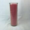 Magic Candle~Pink 7 Day Pullout Candle In Glass / Refillable / Unscented Magic Pagan Wicca