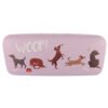 Collectable Design~Fun Catch Patch Dog Design Sunglasses Case