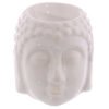 Home Fragrance~Ceramic Crackled Glaze Buddha Head Oil Wax Melt Burner Decoration Fragrance Home