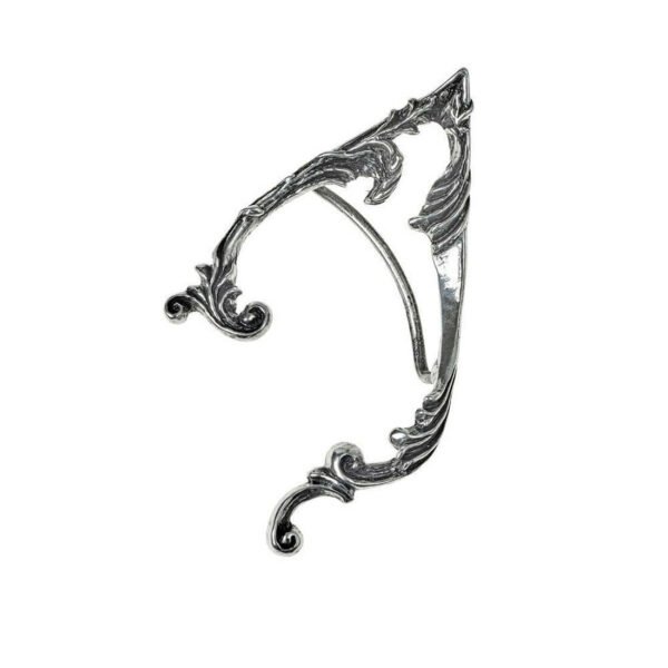 Alchemy - ARBOREUS - Elf Floral Wrap Around Pewter Left Ear Frame Earring