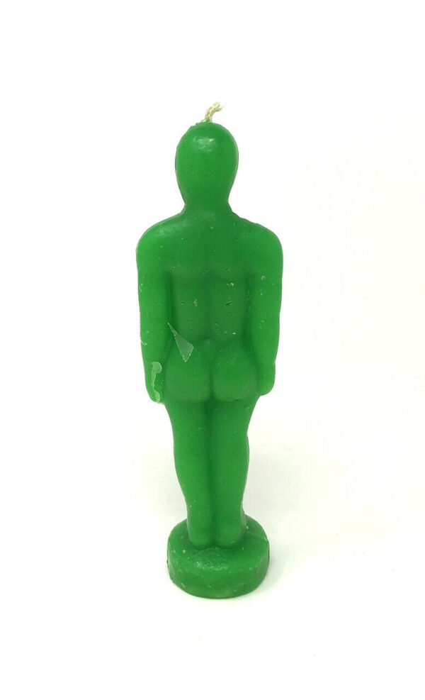 Magic Candle~Green Man Image Male Figurine Spell Candle Pagan Wicca Hoodoo
