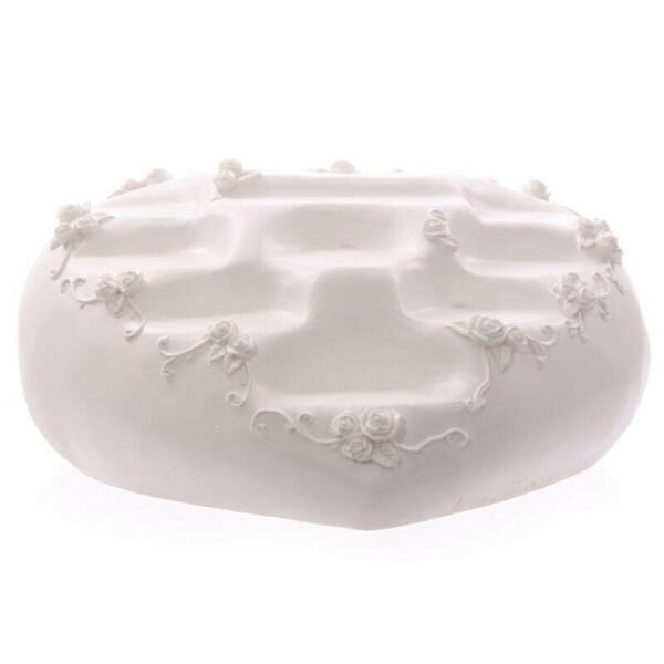 Home Decor~Cute Novelty White Heart World Figures Display Stand for Collectable Ornaments