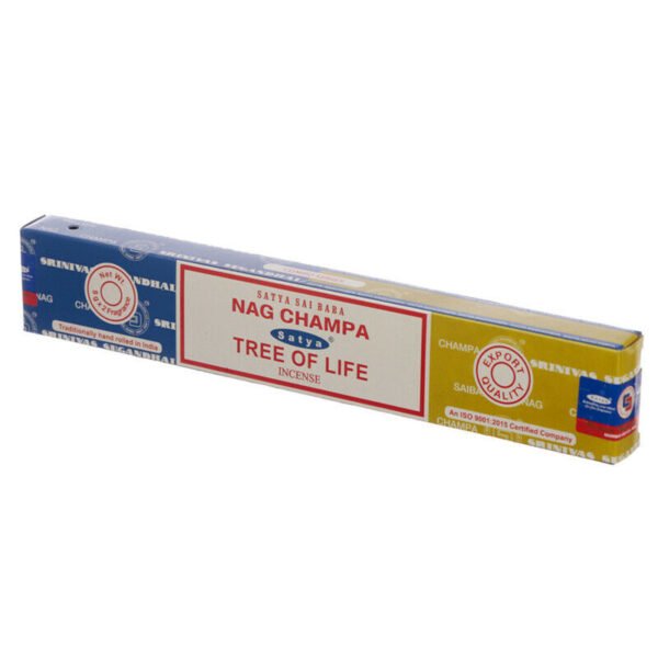 Home Fragrance~SATYA Sai BaBa Nag Champa & Tree of Life Incense Sticks 12 x 14 sticks