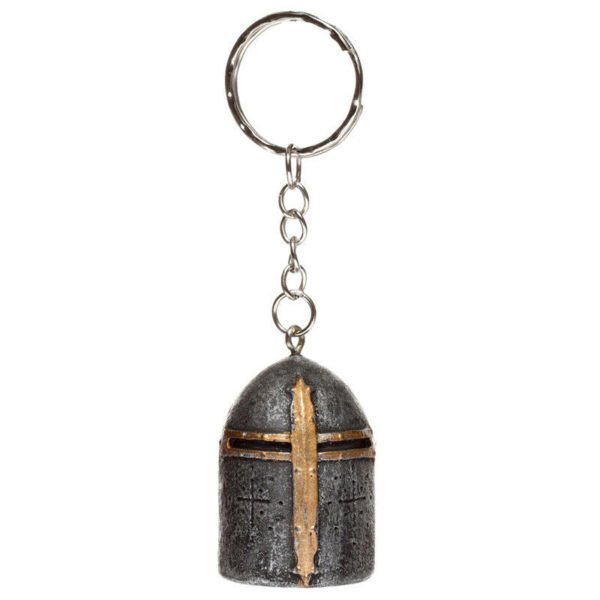 Collectable design~Novelty Collectable Medieval Knight Helmet Keyring