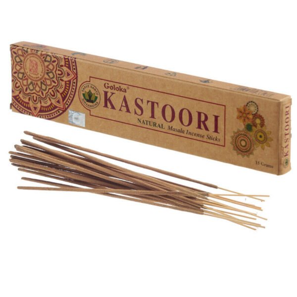 Home Fragrance~Goloka Organika Kastoori collection incense sticks- 1 case (6 boxes)