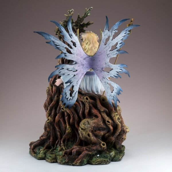 Fairy Collection~Fairy With Gnarly Tree Dragon Figurine Statue 11" High Resin New In Box!