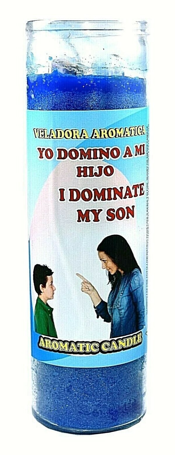 CANDLE COCKTAIL AROMATIC I DOMINATE MY SON -YO DOMINO A MI HIJO