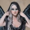 Fairy Collection~Large Gothic Dark Angel Fairy With Crows Ravens Figurine Statue 24" High New