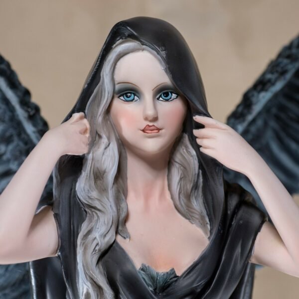 Fairy Collection~Large Gothic Dark Angel Fairy With Crows Ravens Figurine Statue 24" High New