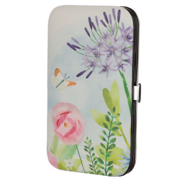 Collectable Design~Floral Botanical Design Manicure Set Gift Beauty Accessory