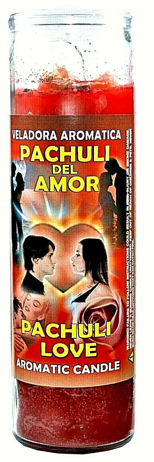 CANDLE COCKTAIL AROMATIC PATCHOULI LOVE- PACHULI DEL AMOR ROJO