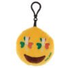 Collectable design~Plush Emoti Emotive Kissing & Irish Flag Clover Eyes Sound Ireland Keyring Gift