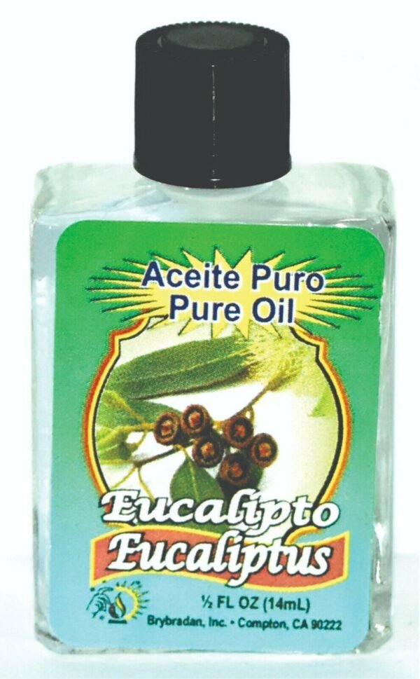【Magic Oil】BRYBRADAN EUCALYPTUS PURE OIL - EUCALIPTO ACEITE PURO 1/2OZ 1 3 6 12 PCS