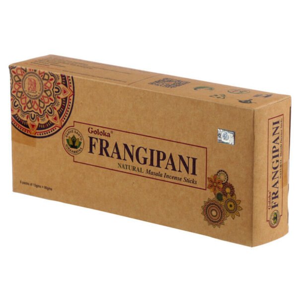 Home Fragrance~Goloka Organika Frangipani collection incense sticks- 1 case (6 boxes)