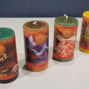 MagicunTarot Cloth~Set of Candles Magic Wicca - Magic Money