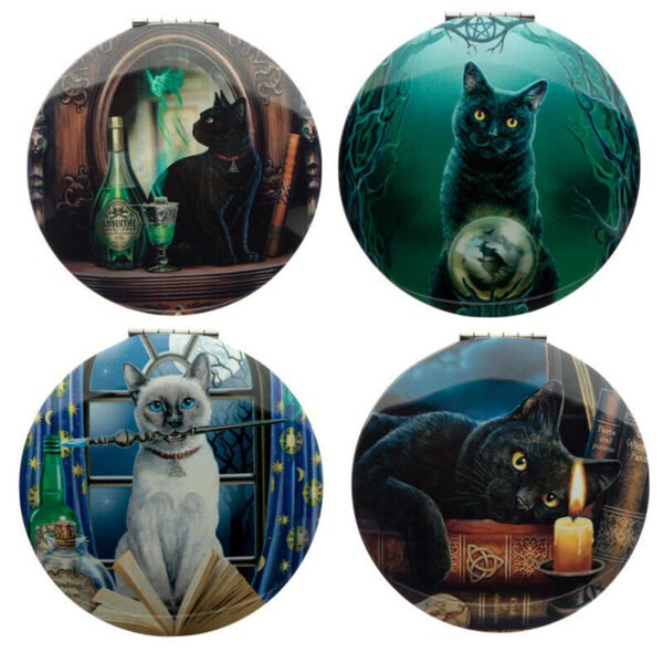 Collectable Design~Fun Collectable Lisa Parker Magical Cats Compact Mirror