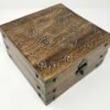 Wicca & Paganism~NEW Seven Chakra Wooden Carved Box, 4 x 6", Hand Carved, Brand New