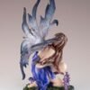 Fairy Collection~Purple Fairy Figurine Statue With Crystal Ball 7.25" High Resin New In Box