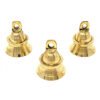 Wicca & Paganism~3 Pieces Brass Bell 3" Mini Altar Chime Bell Wiccan (Set of 3)