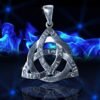 Magicun Talisman~Magicun ~Amulet Celtic knot Triquetra Ancient Power Force Trinity Silver sterling