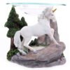 Home Fragrance~Unicorn Fantasy Design Oil Burner with Glass Dish
