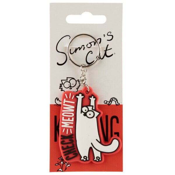 Collectable design~Collectable Simon's Cat Keyring Simons Key ring Split Ring Chain Animal Gift Fun