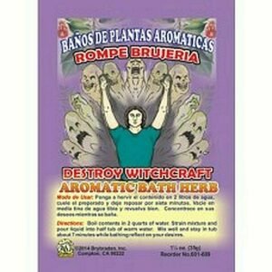 【Bath Herb】Spiritual Aromatic Bath Herb DESTROY WITCHCRAFT ROMPE BRUJERIA Bano Hierbas 1oz
