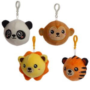 Collectable design~Cutiemals Zoo animals squishy cuddlies cute Keyring