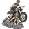 Magicun Giftware~Skeleton on Motorbike Dragon Hell Rider Biker Ornament Figurine