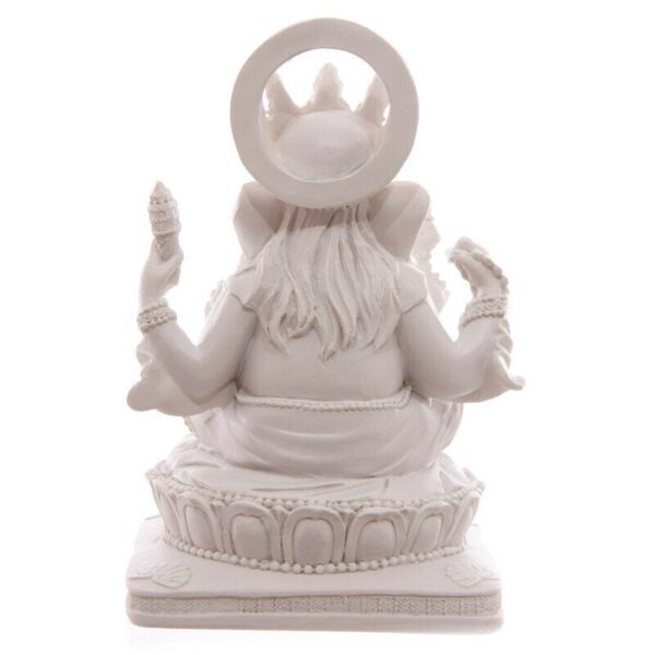 Home Decor~Decorative White Ganesh Figurine - Statue - Ornament - Gift - Hinduism