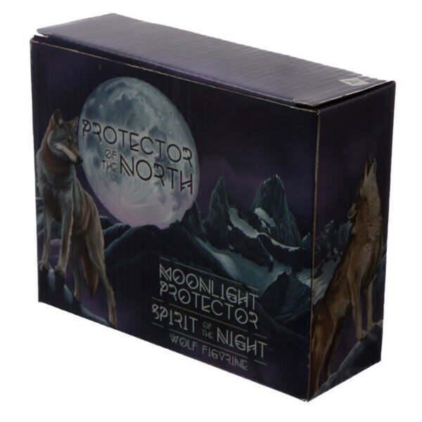 Home Decor~Moonlight Protector Protector of the North Wolf Figurine