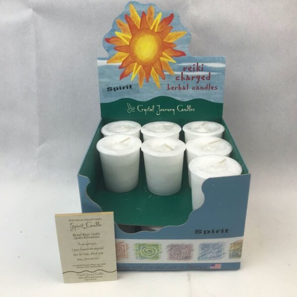 Magic Candle~Spirit Crystal Journey Reiki Charged Herbal Votive Candle One Candle