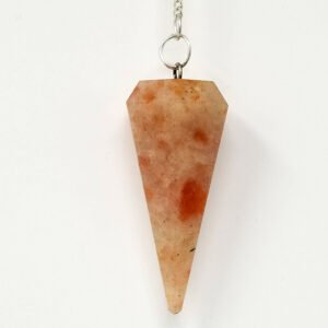 s-l1600_d8c9b6ec-450b-44cd-bf5f-931e12e99475 Magicun Stone~Red Moon Stone Pendulum with Chain, Faceted (Natural Crystal Stone)