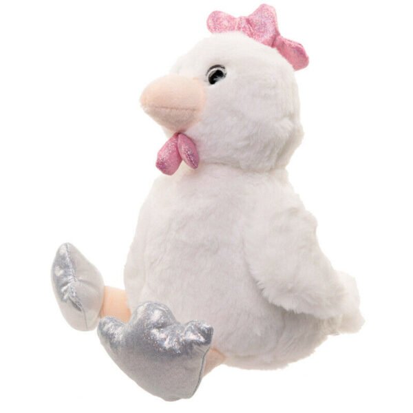Home Decor~Soft Filled Fun Plush White Chicken Design Decorative Unique Durable Door Stop