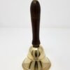 Wicca & Paganism~NEW Brass Bell with Wooden Handle (8'' Tall) pagan Witchcraft Altar Supply