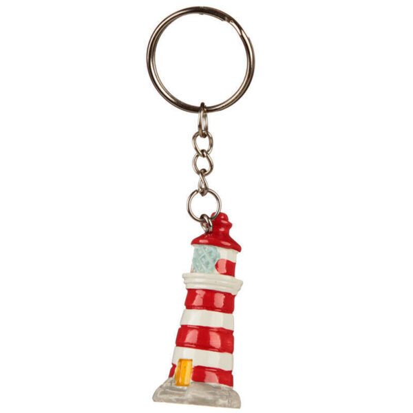 Collectable design~Novelty Collectable Lighthouse Keyring Split Ring and Chain