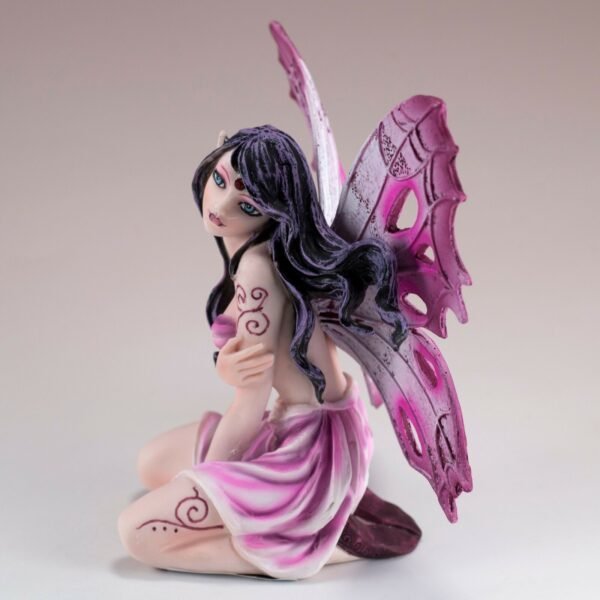 Fairy Collection~Pink Sitting Fairy Figurine 4.75" High Detailed Resin New In Box!
