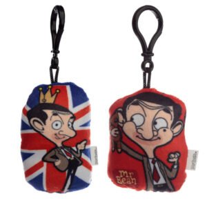 Collectable design~Plush Mr Bean Sound Keyring Novelty Handbag Accessory