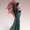 Fairy Collection~Lady Maiden Fairy With Dragon Figurine Statue 8.75" High Detailed Polystone New!