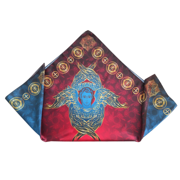 MagicunTarot Cloth~Handkerchief Seraphim and Cherub - Celestial Angels