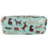 Collectable Design~Fun Catch Patch Dog Design Sunglasses Case