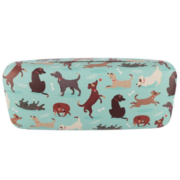 Collectable Design~Fun Catch Patch Dog Design Sunglasses Case