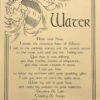 Witchcraft~Water Invocation Parchment Page Poster Book Of Shadows Wicca Pagan