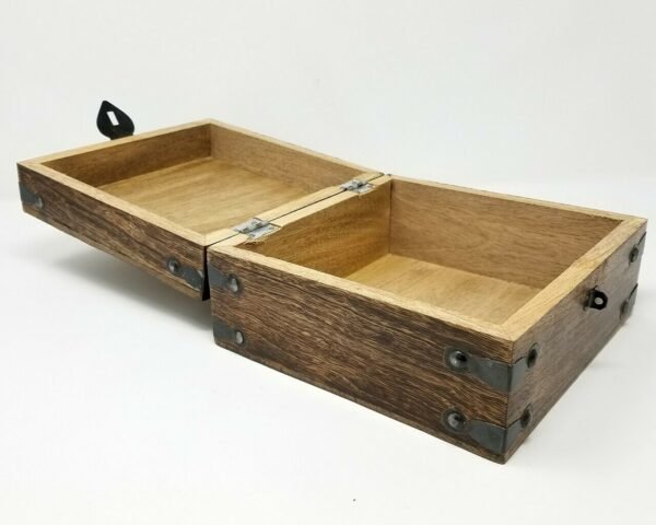 Wicca & Paganism~NEW Seven Chakra Wooden Carved Box, 4 x 6", Hand Carved, Brand New