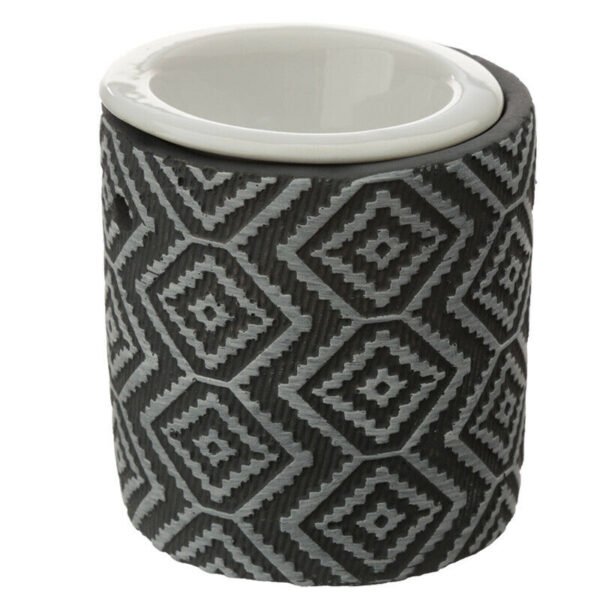 Home Fragrance~Concrete and Ceramic Grey Pattern Eden Oil Burner
