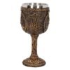 Magicun Giftware~Norse God Thor Odin Loki Valkyrie Goblet Collection Bronzed Gift Wine Cup