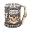 Magicun Giftware~Iron Cross Skull Tankard 14cm Skull Tankard
